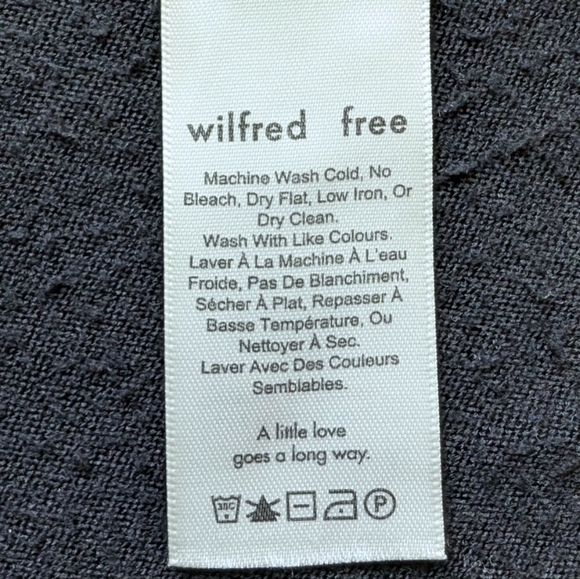 Aritzia Wilfred Free Tank Dress Whimsigoth Witchy Women S Monochrome Slouchy Y2K - Picture 7 of 10